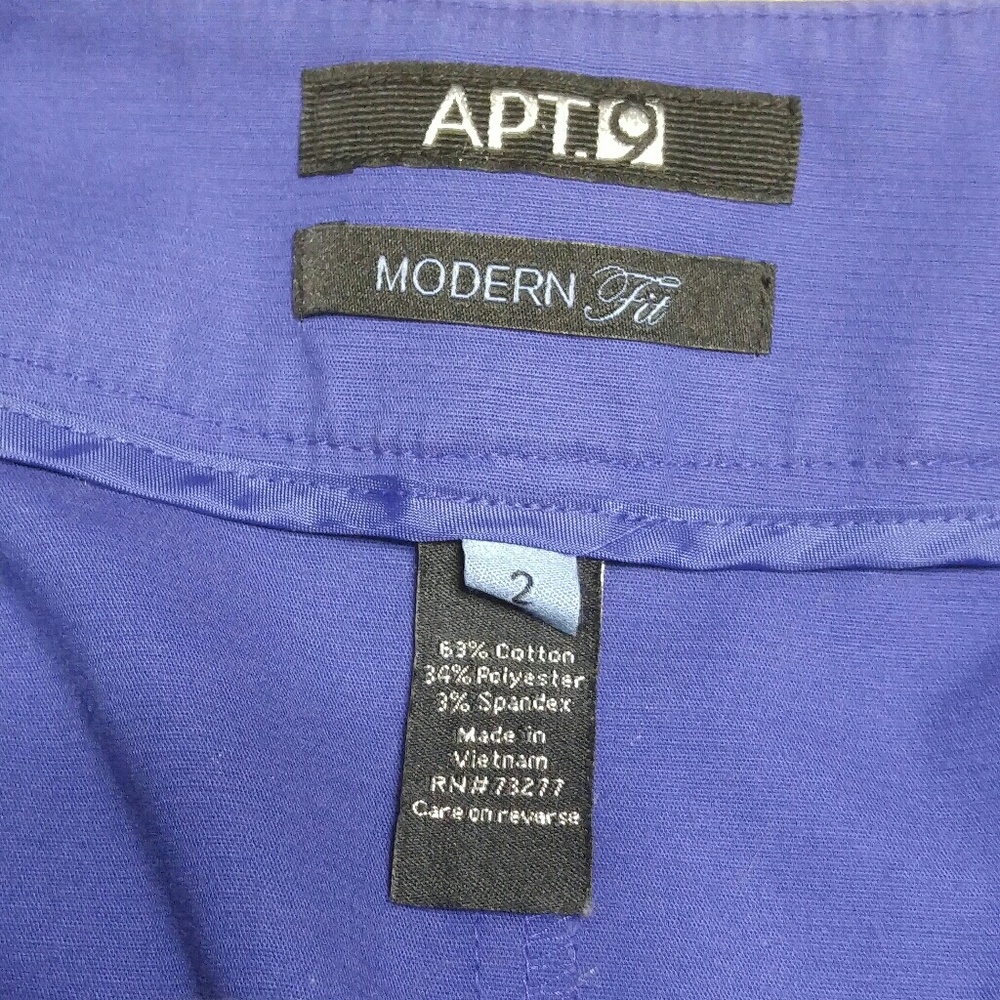 Apt 9 Purple pencil skirt - Picture 2 of 4